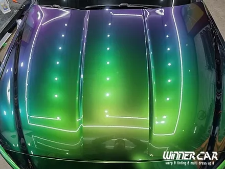 재규어 EX 전체랩핑 택랩 iridescent green 이리데센트 (카멜레온그린) 안성전체랩핑 시공전문 603게러지 평택랩핑 공도랩핑 천안랩핑 오산랩핑 / 안성시 금석동