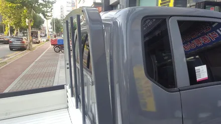 평택에 603게러지 들어보셨나요.  포터 전체랩핑 에이버리 다크그레이 전체랩핑 시공 평택랩핑 전문 카스킨전문 PPF생활보호필름 라이트필름 / 안성시 금석동