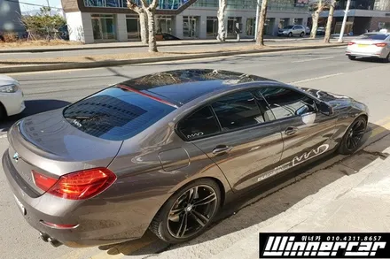 BMW6시리즈 640i 루프스킨 부분랩핑 안양랩핑 의왕랩핑 군포랩핑 크롬몰딩랩핑 안양랩핑잘하는곳 위너카랩핑 안양루프스킨 / 안성시 금석동