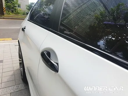 안양전체랩핑 안양부분랩핑 안양랩핑점 BMW520d 전체랩핑 3M 1080 - 사틴펄프로즌바닐라 세틴프로즌바닐라 화이트랩핑 / 안성시 금석동