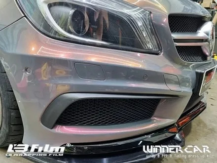 안성 전체랩핑시공 벤츠 A45 AMG 그레이팬텀오브더스카이 수입필름랩핑 엘비필름전체랩핑 범퍼PPF시공 안성평택랩핑PPF전문 / 안성시 금석동