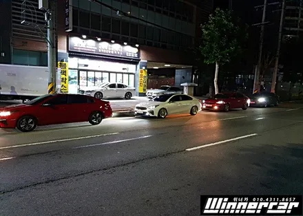 안양루프스킨 [올뉴k3] 위너카 에이버리 블랙유광 루프스킨시공 / 안성시 금석동