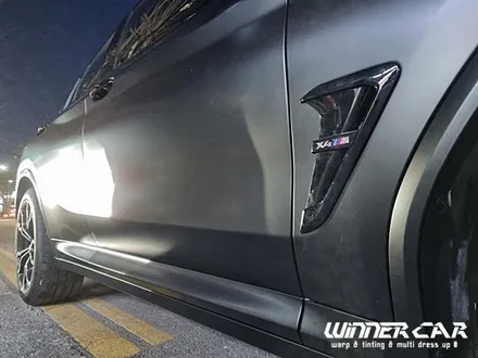 BMW X4M  사틴블랙 전체랩핑 3M2080 / 안성시 금석동