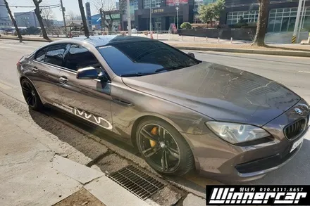 BMW6시리즈 640i 루프스킨 부분랩핑 안양랩핑 의왕랩핑 군포랩핑 크롬몰딩랩핑 안양랩핑잘하는곳 위너카랩핑 안양루프스킨 / 안성시 금석동