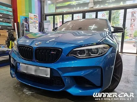 BMW M2 전체랩핑 3M2080 썬플라워옐로우 bmw랩핑전문 1인시공 PPF시공전문 안성랩핑 평택랩핑 랩핑가격 보험처리랩핑사고보험전문 / 안성시 금석동