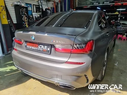 안성평택랩핑 BMW M340i 사틴 다크바솔트 메탈릭 전체랩핑 안성부분랩핑 세틴바솔트 카스킨시공 수원랩핑 용인랩핑 광교랩핑 / 안성시 금석동