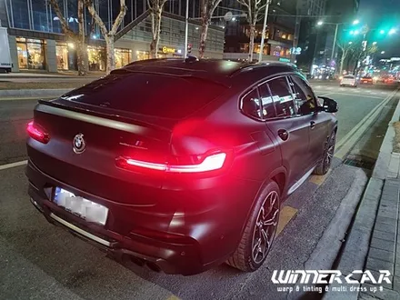 BMW X4M  사틴블랙 전체랩핑 3M2080 / 안성시 금석동