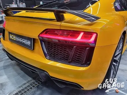 아우디R8 v10 스파이더 전체랩핑 안성랩핑샵에서 고광택랩핑으로 색상을 바꿔보자! / 안성시 금석동