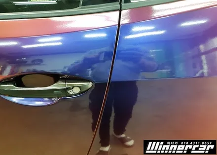 [ 벨로스터turbo ] 벨로스터 전체랩핑 카멜레온랩핑  부분랩핑 3M1080 에이버리슈프림롤링썬더 카멜레온전체카스킨 안양랩핑 / 안성시 금석동