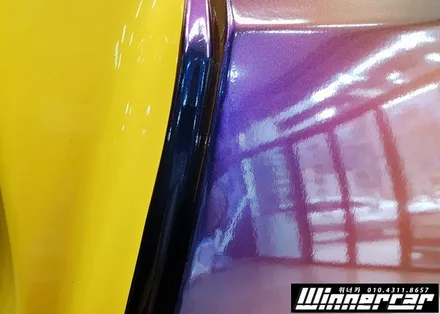 [ 벨로스터turbo ] 벨로스터 전체랩핑 카멜레온랩핑  부분랩핑 3M1080 에이버리슈프림롤링썬더 카멜레온전체카스킨 안양랩핑 / 안성시 금석동
