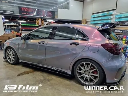 안성 전체랩핑시공 벤츠 A45 AMG 그레이팬텀오브더스카이 수입필름랩핑 엘비필름전체랩핑 범퍼PPF시공 안성평택랩핑PPF전문 / 안성시 금석동