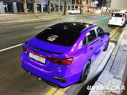 올뉴K3 3M 1080 플럼 익스플로젼 전체랩핑 (타업체에서 시공한필름 제거후 재시공)※상태안좋음 / 안성시 금석동