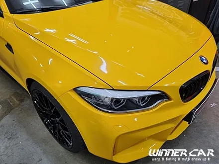 BMW M2 전체랩핑 3M2080 썬플라워옐로우 bmw랩핑전문 1인시공 PPF시공전문 안성랩핑 평택랩핑 랩핑가격 보험처리랩핑사고보험전문 / 안성시 금석동