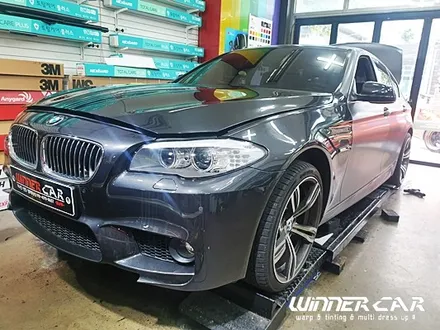 안양전체랩핑 안양부분랩핑 안양랩핑점 BMW520d 전체랩핑 3M 1080 - 사틴펄프로즌바닐라 세틴프로즌바닐라 화이트랩핑 / 안성시 금석동