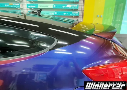 [ 벨로스터turbo ] 벨로스터 전체랩핑 카멜레온랩핑  부분랩핑 3M1080 에이버리슈프림롤링썬더 카멜레온전체카스킨 안양랩핑 / 안성시 금석동