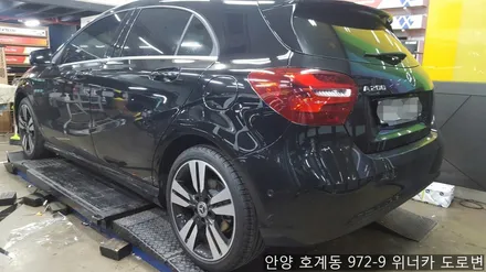 안양 위너카[벤츠A200] 골드크롬 전체랩핑 에이버리 정품크롬 주류업체 광고용차량 시공 크롬랩핑 안양전체랩핑 / 안성시 금석동