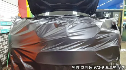안양 위너카 BMW 520d 사틴 다크그레이 전체랩핑 카스킨 부분랩핑 루프스킨 / 안성시 금석동