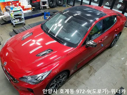 안양위너카[스팅어]루프스킨 에이버리 슈프림 블랙유광 카스킨 / 안성시 금석동