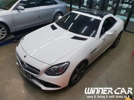 안양랩핑전문 SLC200 컨버터블 하드탑 전체랩핑 시공! 3M-1080브라이트옐로우 카스킨 CFCKOREA. 수입차전문랩핑 안양전체랩핑 / 안성시 금석동