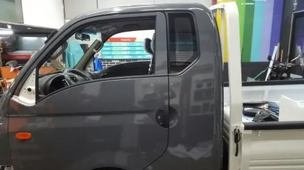 평택에 603게러지 들어보셨나요.  포터 전체랩핑 에이버리 다크그레이 전체랩핑 시공 평택랩핑 전문 카스킨전문 PPF생활보호필름 라이트필름 / 안성시 금석동