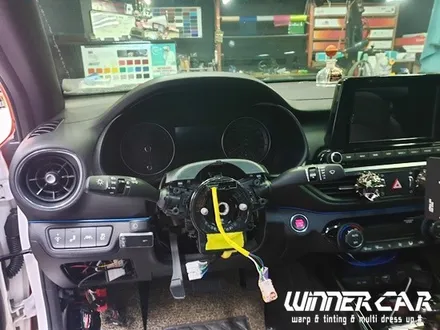 올뉴k3 패들쉬프트 작업 안양멀티튜닝전문 전체랩핑전문 위너카 / 안성시 금석동