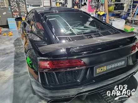 아우디R8 v10 스파이더 전체랩핑 안성랩핑샵에서 고광택랩핑으로 색상을 바꿔보자! / 안성시 금석동