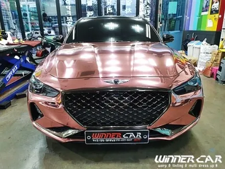 제네시스 G70 로즈골드크롬 전체랩핑  - 크롬랩핑으로 존재감 확실하게!! GOGO!! 평택전체랩핑 오산랩핑 안성랩핑 공도랩핑 안성PPF / 안성시 금석동