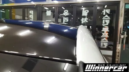 위너카 아우디 A7  루프스킨 에이버리 블랙유광 안양랩핑전문 안양루프스킨 / 안성시 금석동