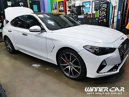 안양랩핑 수원랩핑 G70전체랩핑 코스믹블루 3m1080 3M2080 G70루프스킨 안양랩핑잘하는곳 G70랩핑 / 안성시 금석동