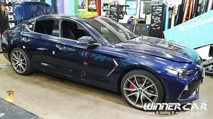 제네시스 G70 로즈골드크롬 전체랩핑  - 크롬랩핑으로 존재감 확실하게!! GOGO!! 평택전체랩핑 오산랩핑 안성랩핑 공도랩핑 안성PPF / 안성시 금석동