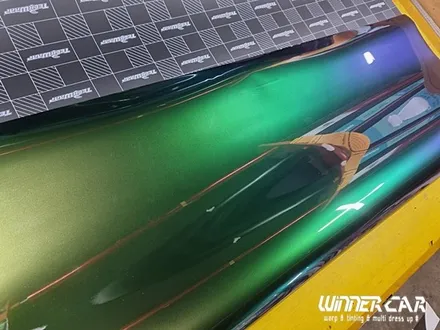 재규어 EX 전체랩핑 택랩 iridescent green 이리데센트 (카멜레온그린) 안성전체랩핑 시공전문 603게러지 평택랩핑 공도랩핑 천안랩핑 오산랩핑 / 안성시 금석동