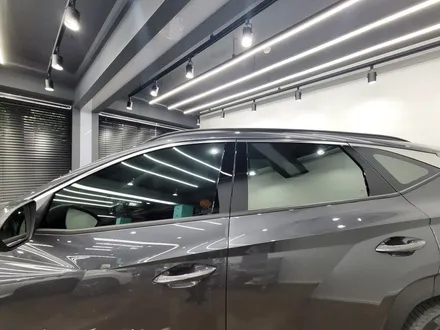 투싼 NX4 타이탄 그레이 ☆ 레인보우 V90, QXD5000, PPF, 유리막코팅, 본넷 방음까지 시공 / 도봉구 도봉동