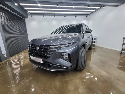 투싼 NX4 타이탄 그레이 ☆ 레인보우 V90, QXD5000, PPF, 유리막코팅, 본넷 방음까지 시공 / 도봉구 도봉동