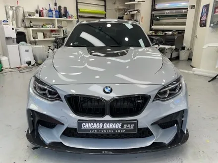 BMW M2 고광택 필름 이노즈텍 바이올렛 컬러 시공 / 서울 광진구