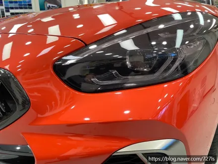 [아차산 랩핑] BMW Z4 이노즈텍(INOZETEK) 라바 오렌지 앞범퍼 재시공 / 서울 광진구
