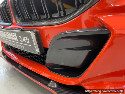 [아차산 랩핑] BMW Z4 이노즈텍(INOZETEK) 라바 오렌지 앞범퍼 재시공 / 서울 광진구