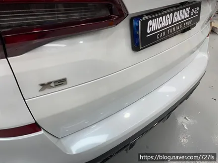 [광진구 랩핑] BMW X5 INOZETEK(이노즈텍) 슈퍼 글로스 화이트 뒷범퍼 재시공 / 서울 광진구