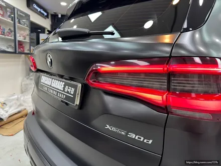 BMW X5 전체랩핑 3M 사틴 블랙 크롬죽이기 시공 후기 / 서울 광진구