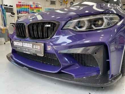 BMW M2 고광택 필름 이노즈텍 바이올렛 컬러 시공 / 서울 광진구