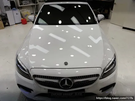 밴츠 C220D AMG 카브리올레 전체랩핑 / 서울 광진구