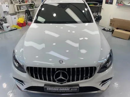 [광진구 랩핑]밴츠 GLC43 amg 쿠페 메트 메탈릭 블루 전체랩핑 / 서울 광진구