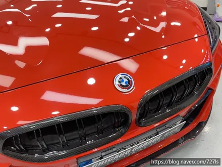 [아차산 랩핑] BMW Z4 이노즈텍(INOZETEK) 라바 오렌지 앞범퍼 재시공 / 서울 광진구