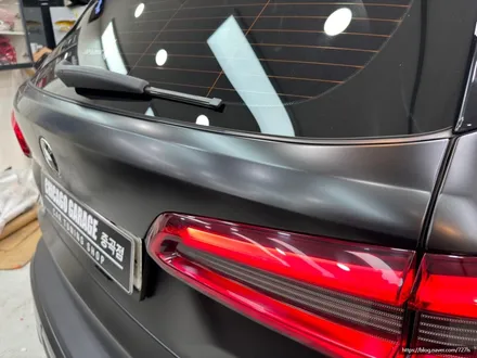 BMW X5 전체랩핑 3M 사틴 블랙 크롬죽이기 시공 후기 / 서울 광진구