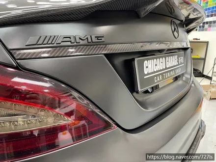 [광진구 랩핑] 밴츠 CLS 63 AMG 락그레이 랩핑 전체 제거 후 에이버리 슈프림 사틴블랙 전체랩핑 / 서울 광진구