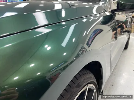 [건대 랩핑] BMW 840D 이노즈텍(INOZETEK) 미드나잇 그린 전체랩핑,윈도우 몰딩 크롬 딜리트 / 서울 광진구