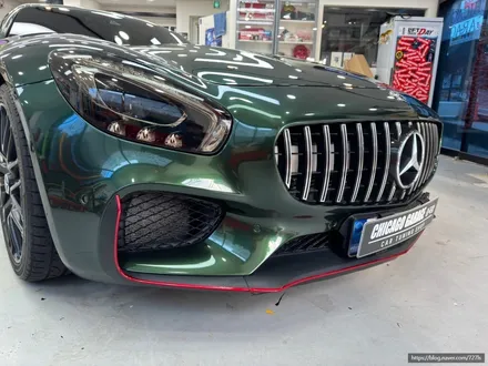 고덕 이노즈텍 1등 매장 밴츠 AMG GT 미드나이트 그린 시공후기 / 서울 광진구