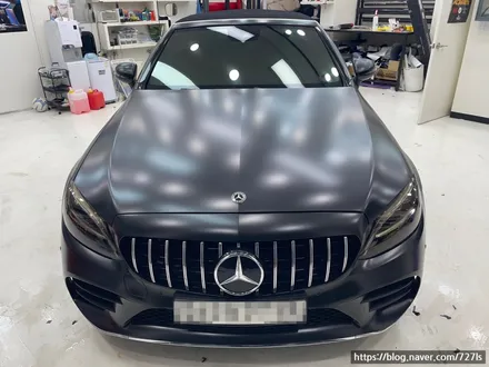 밴츠 C220D AMG 카브리올레 전체랩핑 / 서울 광진구