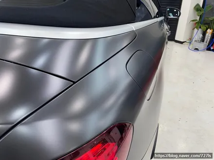 밴츠 C220D AMG 카브리올레 전체랩핑 / 서울 광진구