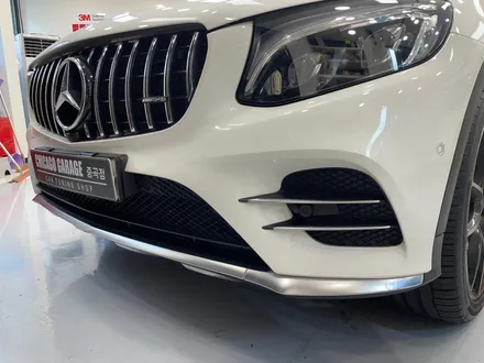 [광진구 랩핑]밴츠 GLC43 amg 쿠페 메트 메탈릭 블루 전체랩핑 / 서울 광진구