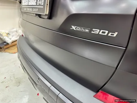 BMW X5 전체랩핑 3M 사틴 블랙 크롬죽이기 시공 후기 / 서울 광진구